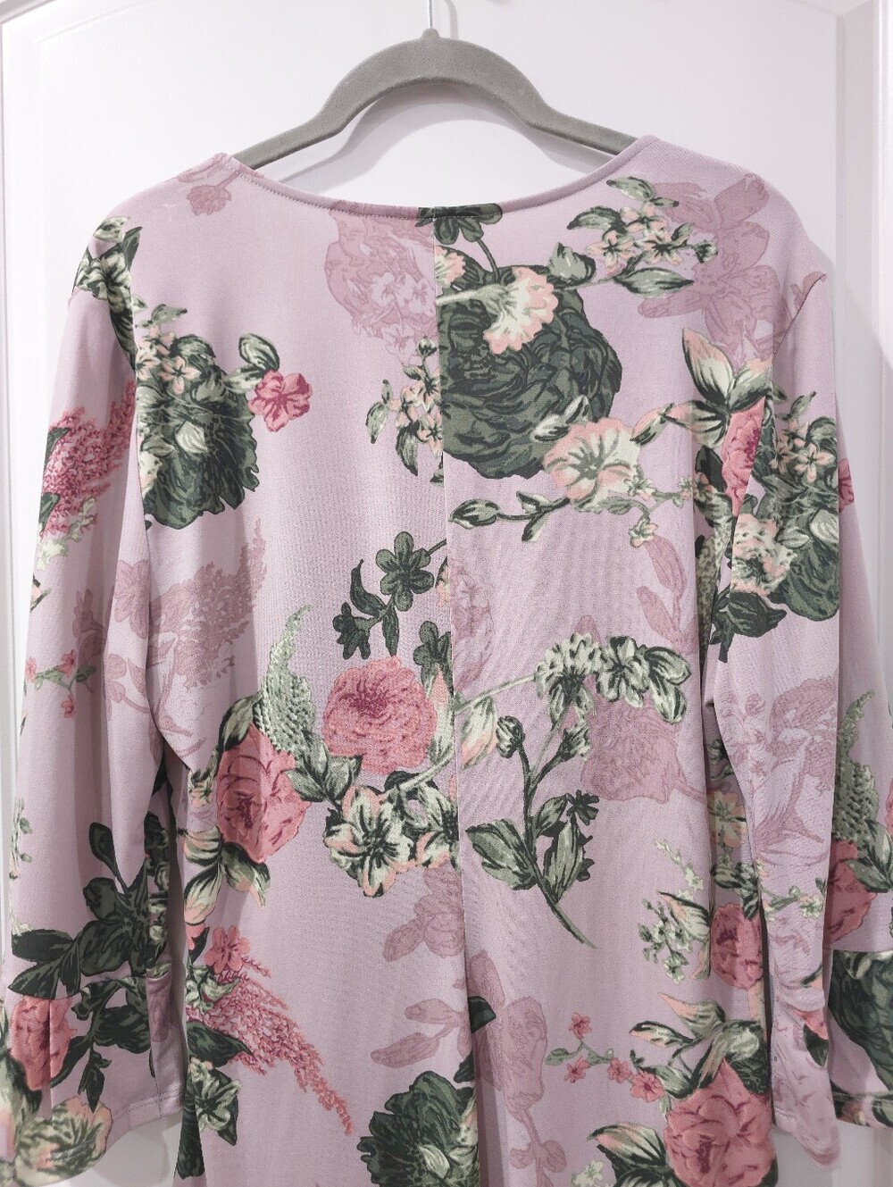 Bcbgeneration Floral Faux Wrap Ruffle Dress | Garden Party Cocktail Style - Picture 13 of 14